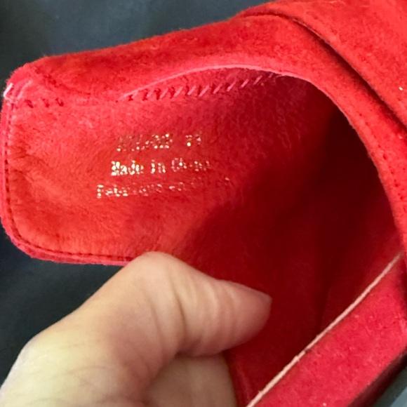 Jeffrey Campbell Scarlet Red Loafers with Crystal Accents - Picture 5 of 6